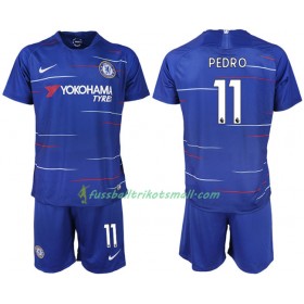 Fußballtrikots Chelsea PEDRO 11 Kinder 2018-2019 Kurzarm Heimtrikotsatz kaufen